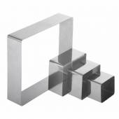 Форма кондитерская 200х200x50мм нерж. Luxstahl для выпечки квадратная