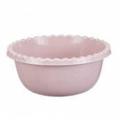 Миска круглая пластик 3л чайная роза 250мм