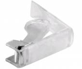 Зажим для скатерти прозрачный с липучкой пружина 1738 32093 /1/96/