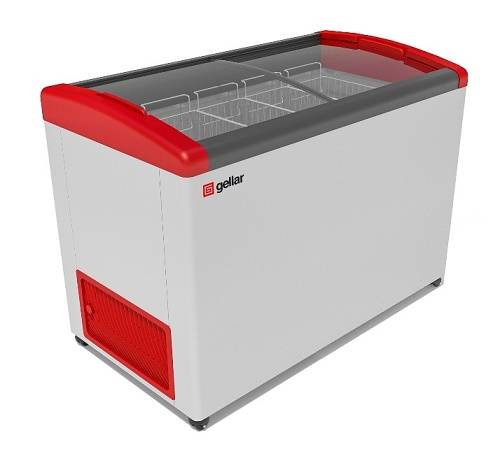 Ларь морозильный с наклонным гнутым стеклом Frostor Gellar FG 475 E красный Ларь морозильный с наклонным гнутым стеклом Frostor Gellar FG 475 E красный