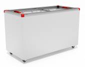 Ларь морозильный Frostor Gellar FG 400 C v25 красный с прямым стеклом