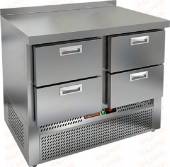 Стол холодильный Hicold SNE 22/TN 4 ящика (агрегат внизу) Стол холодильный Hicold SNE 22/TN 4 ящика (агрегат внизу)