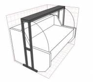 Торговая надстройка над витриной Таир 1.8 Торговая надстройка над витриной Таир 1.8