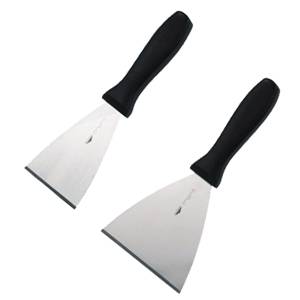 Скребок для теста  L=25.2/12,B=12см Paderno металлич.,черный 18520-12