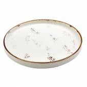 Тарелка мелкая с бортом 230мм фарфор Elegance By Bone HL-EL-23-RD /6/ Тарелка мелкая с бортом 230мм фарфор Elegance By Bone HL-EL-23-RD /6/