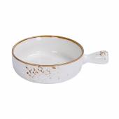 Блюдо с ручкой для подачи 80 мл 7,5см, h=3,5 см, фарфор "Elegance The Sun" P.L. NGD016-1 /6/