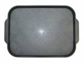 Поднос прямоугольный 45х35,5см графитовый с ручками (148) 1730  /10/