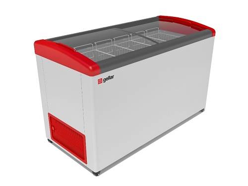 Ларь морозильный с наклонным гнутым стеклом Frostor Gellar FG 575 E красный Ларь морозильный с наклонным гнутым стеклом Frostor Gellar FG 575 E красный