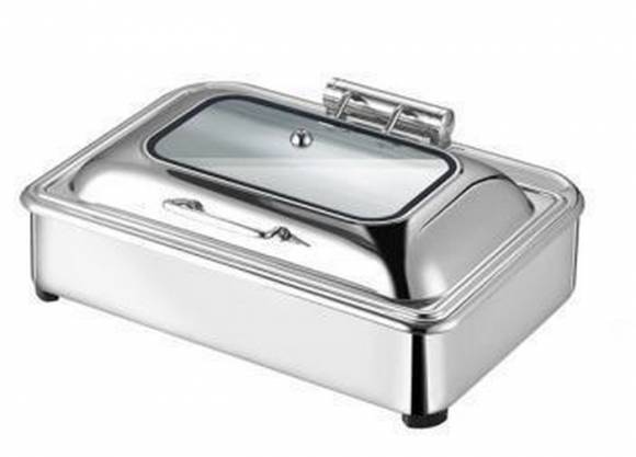 Чафинг-диш MVQ DELUX 9 л с откидной крышкой