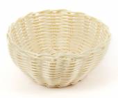 Корзинка круглая 175х70мм пластик бежевая  [Beige KT2024] кт1897