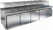 Стол холодильный HICOLD SN 1111/TN LT SH  4 двери  Стол холодильный HICOLD SN 1111/TN LT SH  4 двери