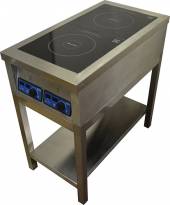 Плита индукционная ЦМИ ПИ-2 (460х850мм) комбинир. (конфорка 3,5/5кВт) Плита индукционная ЦМИ ПИ-2 (460х850мм) комбинир. (конфорка 3,5/5кВт)