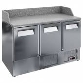 Стол холодильный Grande С Polair TMi3pizza-GC 3 двери столешница гранит