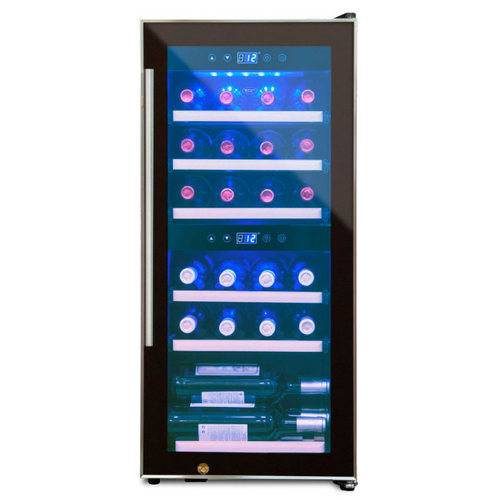 В Винный шкаф термоэлектрический COLD VINE C24-KBF2 2 температурные зоны