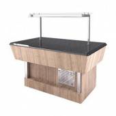 Прилавок холодильный с охлаждаемой кварц.поверх.(шведский стол островной) Refettorio RС53SP