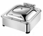 Чафинг-диш MVQ DELUX 6 л с откидной крышкой квадратный
