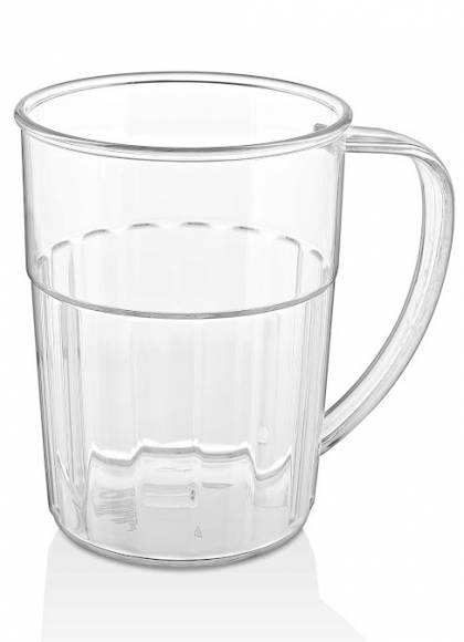 Кружка для пива 500 мл. d=100 мм. h=140 мм. поликарбонат, прозрачн. GP 79945