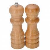 Мельница для перца + солонка 15 см. (светлое дерево) S2006 Мельница для перца + солонка 15 см. (светлое дерево) S2006