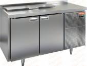 Стол холодильный для салатов Hicold SL2-11SN (1/6)  с крышкой