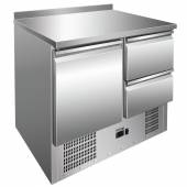 Стол холодильный COOLEQ S901-2D серия 700 борт 2 ящика+1 дверь