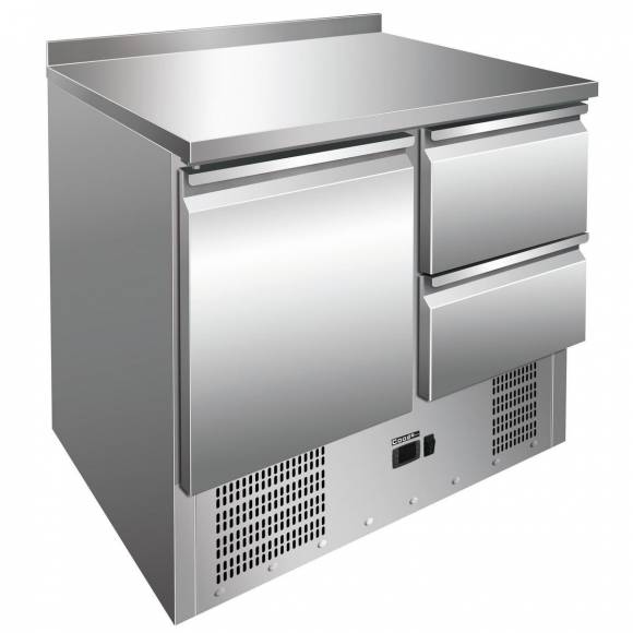 Стол холодильный COOLEQ S901-2D серия 700 борт 2 ящика+1 дверь