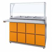 Мармит вторых блюд паровой Domino Luxstahl МВП (С)-1500 Premium