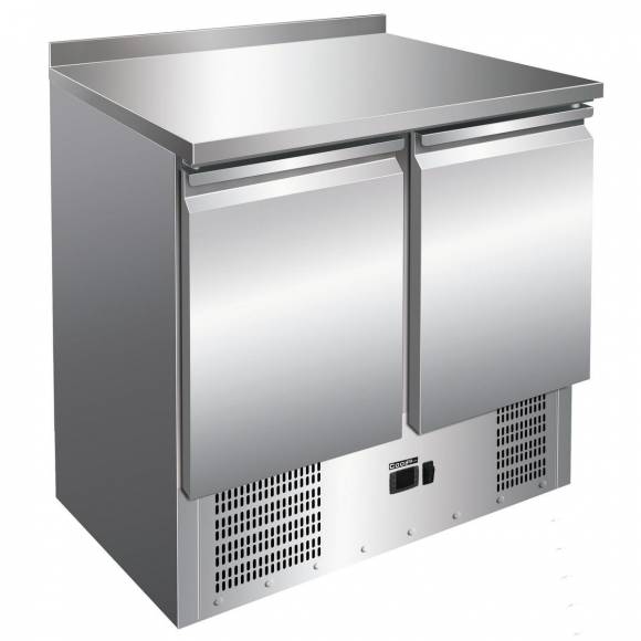 Стол холодильный 2-дверный COOLEQ S901 с бортом