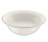 Салатник 700мл 180 мм фарфор Gourmet Retro Bonna E100GRM18KS коричневый край b