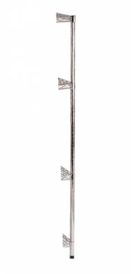 Комплект из 4 стоек 1800мм Kocateq NYPO1800 хромированные для стеллажа HY Комплект из 4 стоек 1800мм Kocateq NYPO1800 хромированные для стеллажа HY