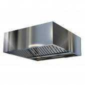 Зонт вытяжной пристенный коробчатый 2100*1100