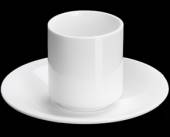 Чашка чайная без ручки 150мл с блюдцем, штабелируемая Wilmax WL-993020/АВ /6/36/ Чашка чайная без ручки 150мл с блюдцем, штабелируемая Wilmax WL-993020/АВ /6/36/