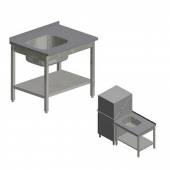 Стол для грязной посуды Kayman для п/м Tatra СПМ-121/0907 правый