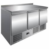 Стол холодильный 3-дверный COOLEQ S903 TOP S/S с бортом