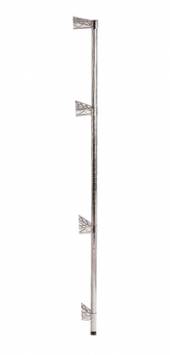 Комплект из 4 стоек 1600мм Kocateq NYPO1600 хромированные для стеллажа HY Комплект из 4 стоек 1600мм Kocateq NYPO1600 хромированные для стеллажа HY