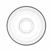 Блюдце для чашки 102мм,стекло LAV 2002 OZ /6/