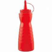 Бутылка для соуса пластиковая 350мл красная ProHotel JD-JSD12 04141459 Бутылка для соуса пластиковая 350мл красная ProHotel JD-JSD12 04141459
