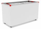 Ларь морозильный Frostor Gellar FG 500 C v25 красный с прямым стеклом