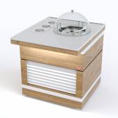 Прилавок диспенсер для тарелок тепловой пристенный левый RBN41HSW-Ж ШС Filin 825x950x860мм