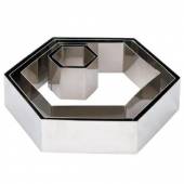 Форма кондитерская "Шестиугольник" 12х14см h 4см Maco CRHN8 Форма кондитерская "Шестиугольник" 12х14см h 4см Maco CRHN8