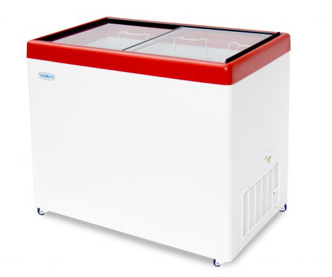 Морозильные лари с прямым стеклом