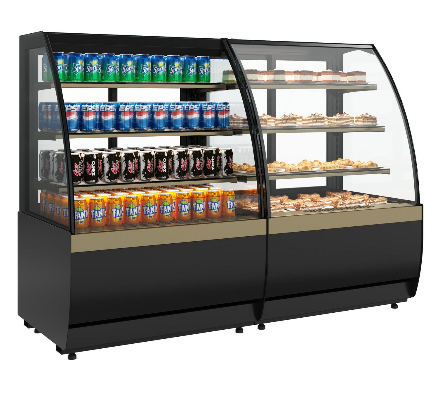 Витрины кондитерские Carboma K70 STANDARD (FLANDRIA2)