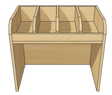 МОБ-СП Модуль основа базовая под столовые приборы