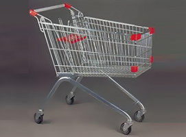 Тележки и корзины для супермаркета