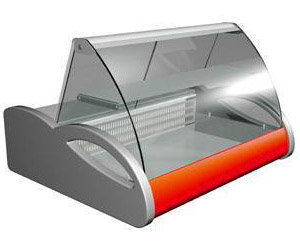 Витрины холодильные и морозильные настольные Полюс (Россия) 